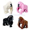 Afrikanische Wildtiere Zoo Bausteine Figuren Zubehör Säbelzahntiger Löwe Elefant Wolf Ente Spielzeugmodelle Kindergeschenk Spielzeug K93