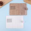 1Pc Id Holder With Airplane Clasp Pu Leather Travel Passport Cover Multiple Card Slots Passport Holder Unisex Travel Organizer