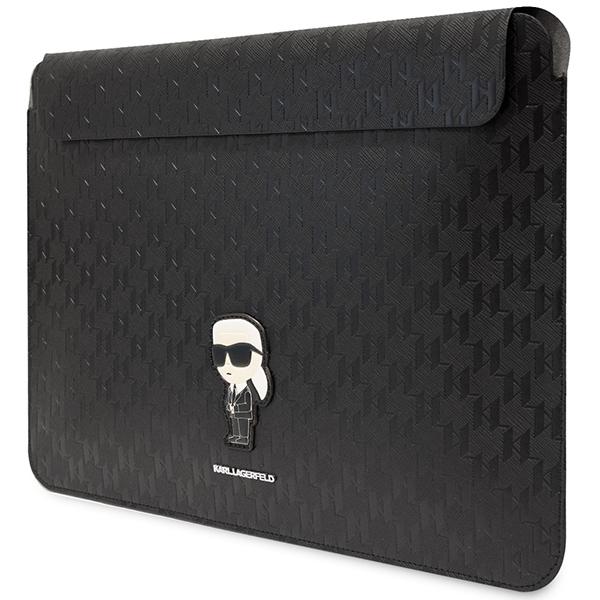 Karl Lagerfeld Sleeve Klcs14Sakhpkk 14Czarny/Black Saffiano Monogram Ikonik