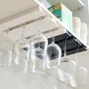 Inverted Red Wine Cup Holder Portable Kitchen Cups Rack Home Wines Cabinet Non Perforated Suspension Bracket Goblet Glass Holder