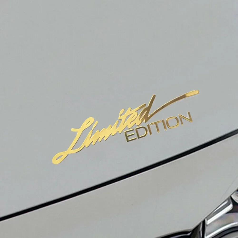 2PC limited edition 3d car sticker gold badge badge metal sticker sticker car accessories motorcycle stickers Accessories