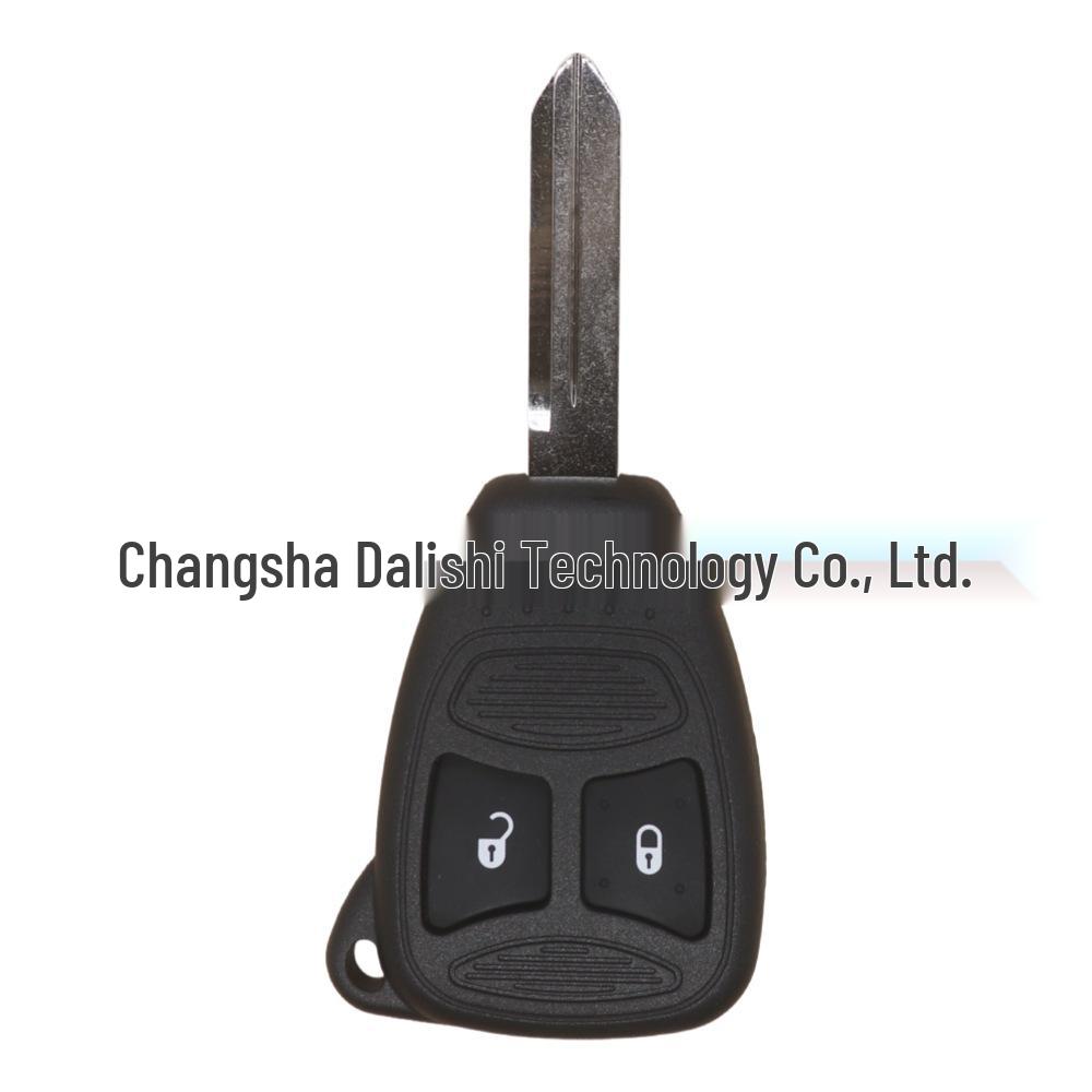 Compatible Key Shell for Chrysler 300, Dodge Durango, Jeep Commander - No Logo