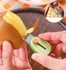Carry-on Portable Fruit Peeler Mini Peeler Stainless Steel Retractable Knife Holder Outdoor Fruit Grater