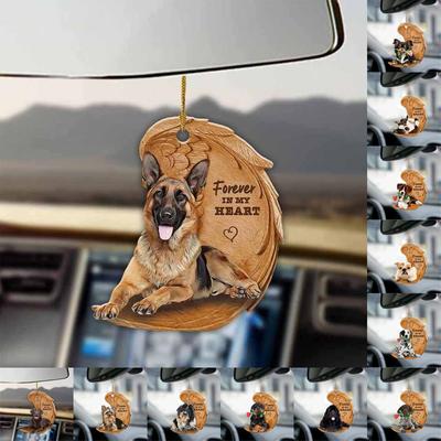 Andy 1 Pz Portachiavi da Borsa Angelo Dormiente Ala di Cane Ornamento da Appendere per Cane Ciondolo Cartone Animato Carino Divertente