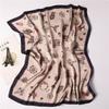 Spring and summer thin sunscreen decorative silk scarf autumn and winter warm scarf scarf simulation silk small square scarf professional small scarf