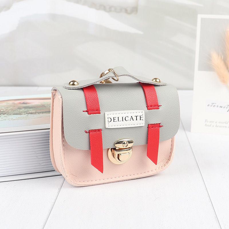 Korean Laser Net Red Mini Bag - Cute Handheld Coin Purse & Key Holder for Female Students