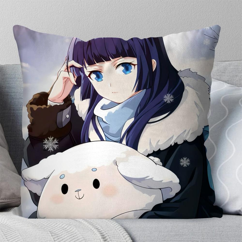 1PC Xiao Xun Er Animation Fights Through The Heavens Pillow Case Square Pillow Bedroom SofaCar Living Room Home Decoration 40X40