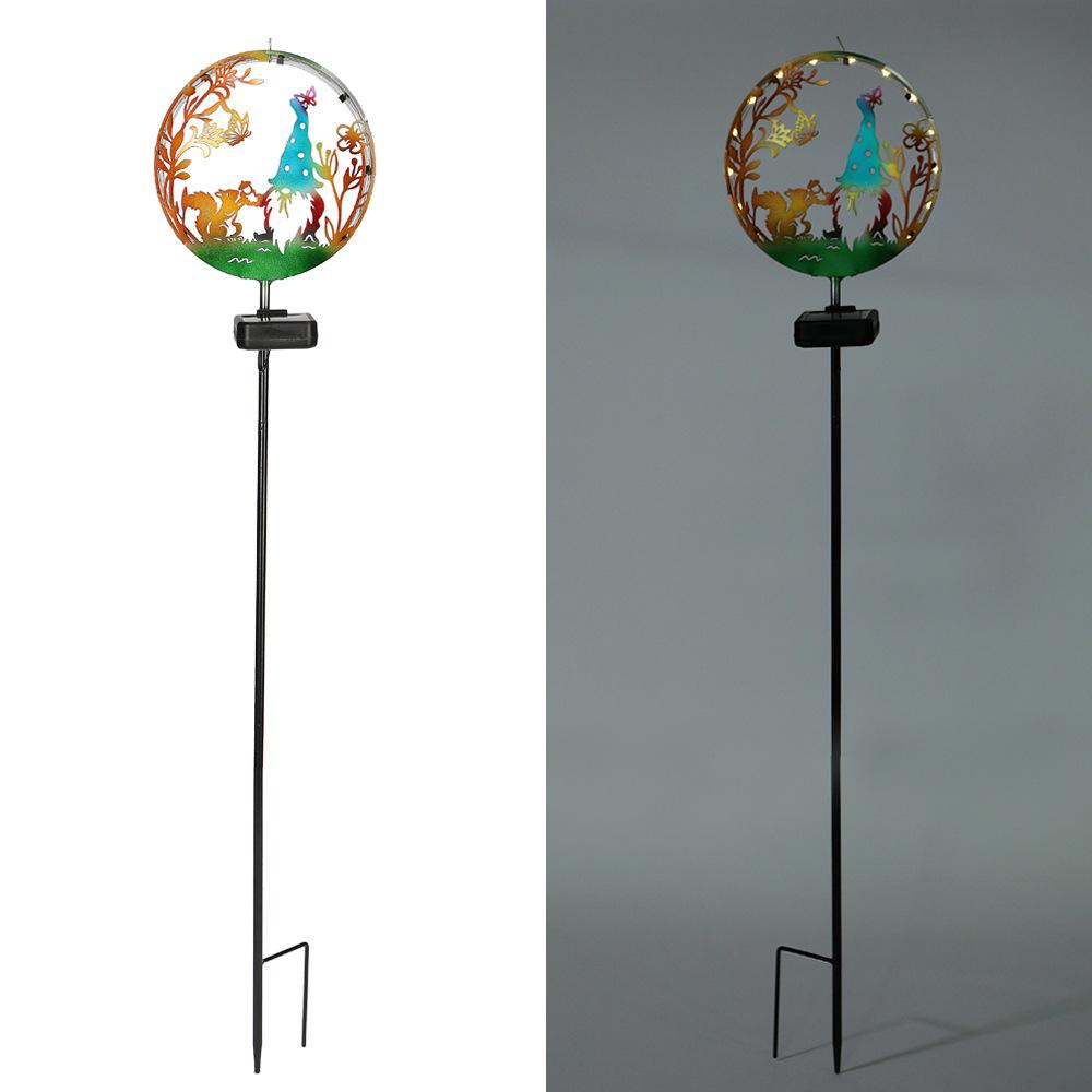 

Solar Iron Cat Butterfly Ground Light Outdoor Courtyard Projection Lawn Light Atmosphere Decoration Landscape Light