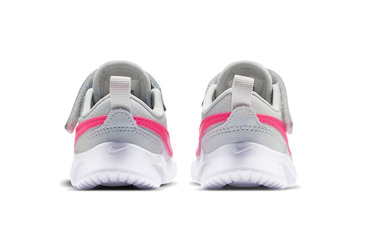 Nike Varsity Leather Low top Sports Casual Shoes Gray Pink Infant And Toddler CN9397-002