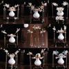 Light Colors Bridal Headwear Plastic Earrings Hairpin Set Wedding Dress Hair Accessories  Hanfu