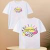 Sommerzeit Lässig Baumwolle Kokosnussdruck Baum Zitat T-Shirt Lustig Insel Tropisch Sarkasmus Strandiger Humor Grafik T-Shirts