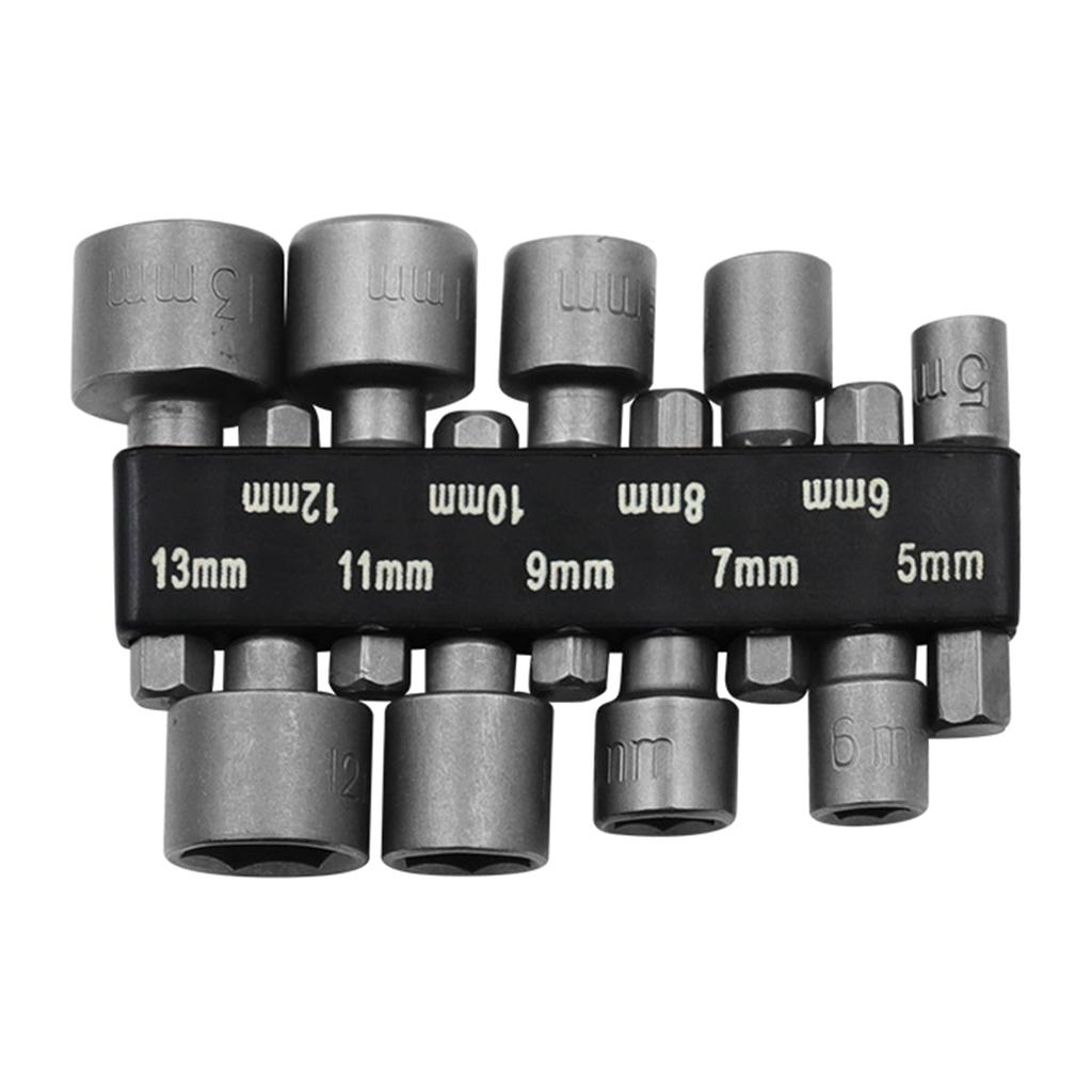 9/14Pcs Socket Nut Driver Set Hex Drill Bit Set Impact Driver Socket Adapter for Hand Drill Electric Screwdriver