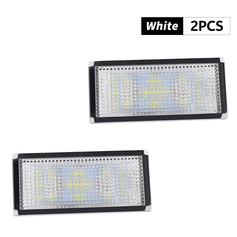 

2PCS LED License Plate Light For BMW E65/E66 Saloon 2001-2008 Number Plate Lamp White Bulb 12V Car Tail Light Car Accessorie