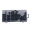 Carburetor Vacuum Port Cover Set with Closed-End Black Rubber Pieces, 3/16" 5/32" 7/32" 1/4" 5/16" 3/8" Size Groups for Service Use and Storage