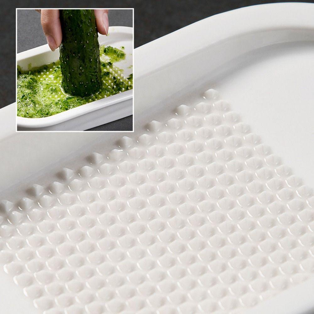 Wear Resistant Ginger Grater Ceramics Kitchen Grater Household Garlic Grinder  Seasoning Grinding