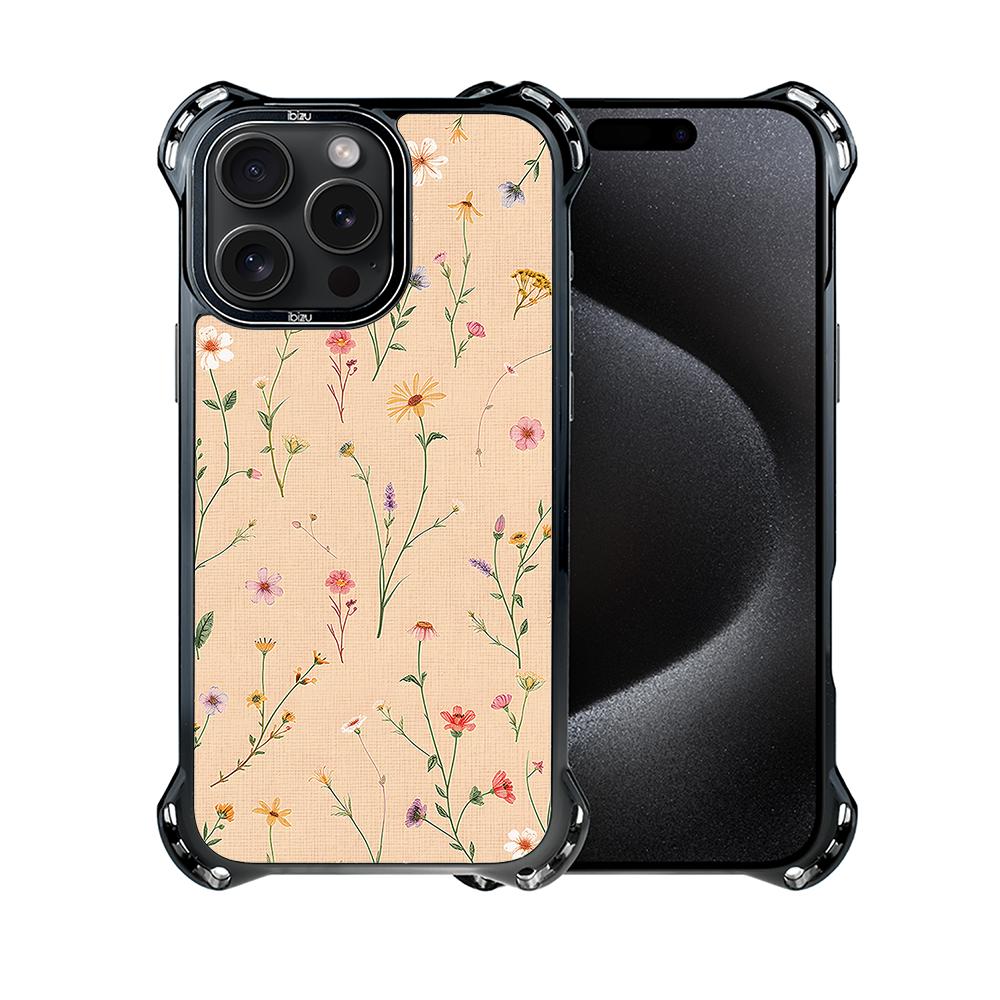 Etui Iphone 15 Pro Ibizu Dropguard Ultra Z Magsafe, Pastel Bloom, Koralowa Łąka