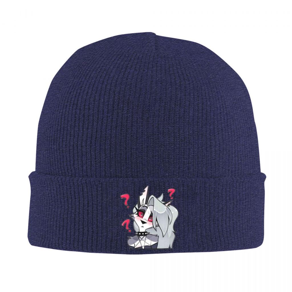 Helluva Boss Loona Warm Knitted Cap Fashion Bonnet Hat Autumn Winter Outdoor Beanies Hats for Unisex Adult