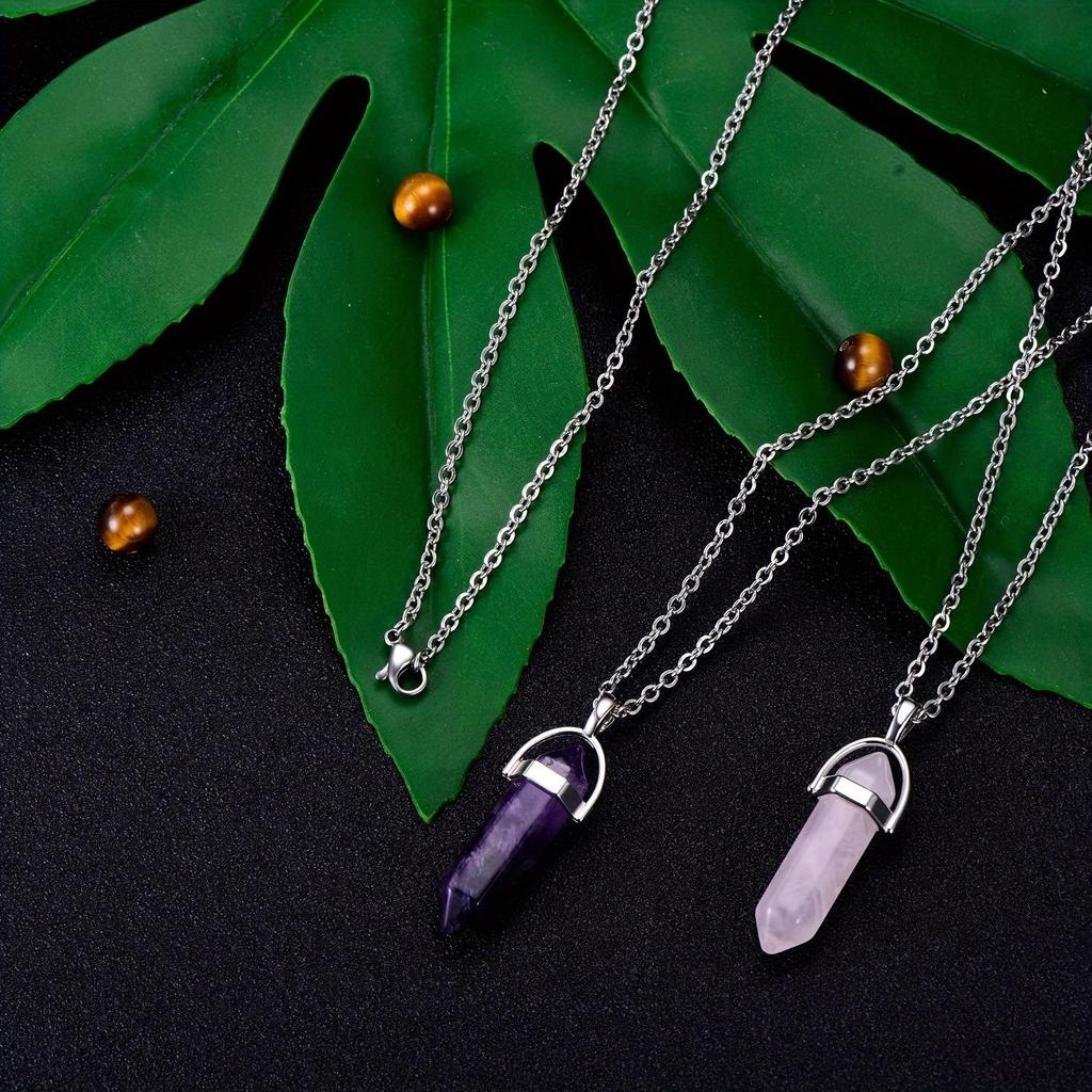 Universal Round Metal Cross Chain Necklace with Pendant