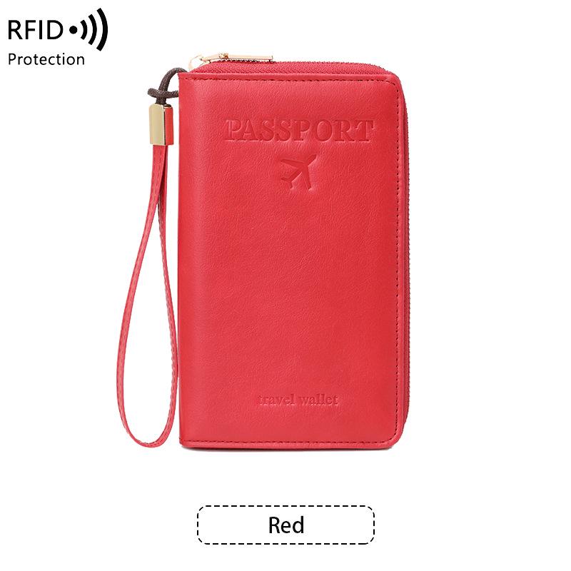 2024 Diebstahlsichere RFID Reisepass- und Dokumentenorganisator Geldbörse