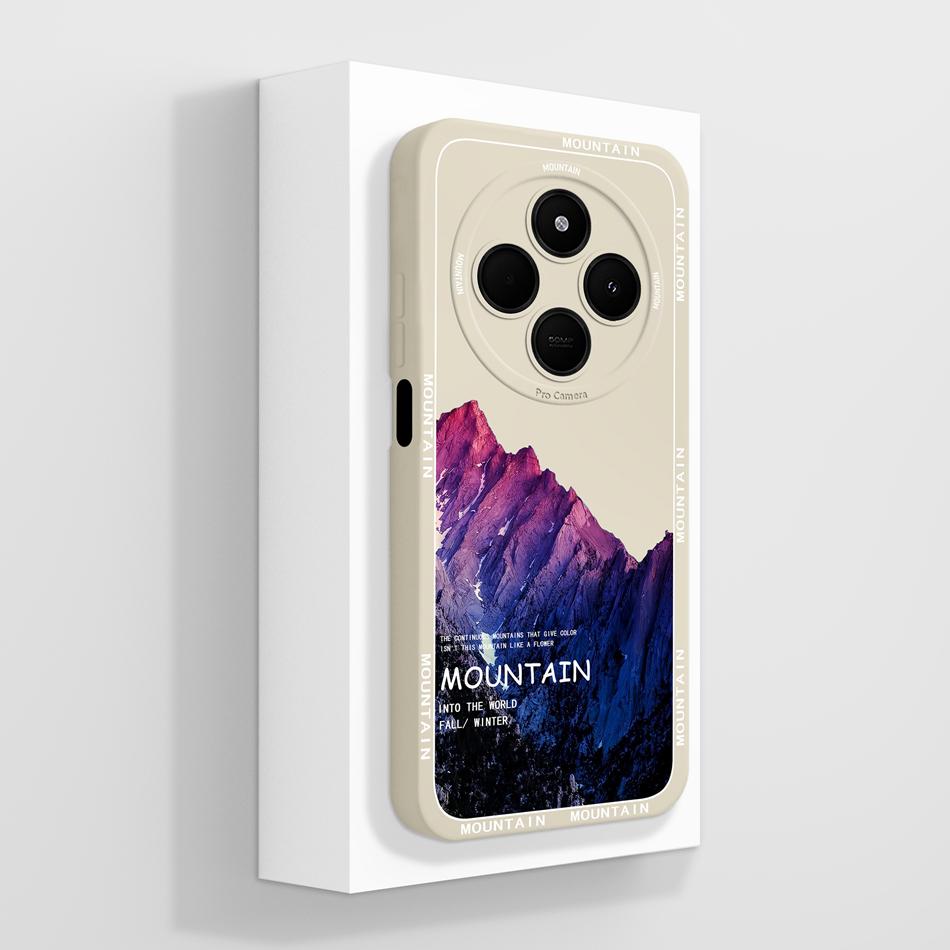 Case For POCO C75 Oil Painting Phone Back Cover For Xiaomi POCO C 75 4G 5G Soft Liquid Silicone Bumper Camera Protection Funda