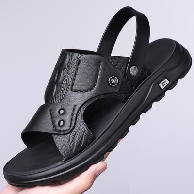2025 Summer New Men's Sandals Men's Trendy Large Size Beach Shoes Fashion Cool Slippers Foreign Trade Men's Shoes