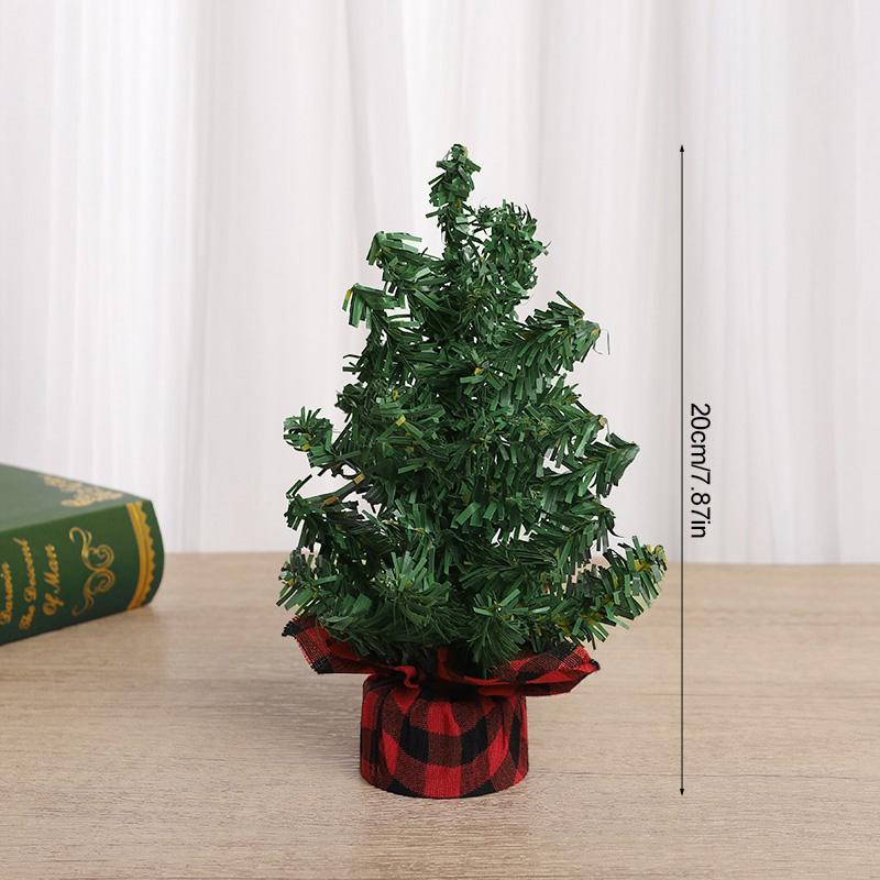 15-30cm Artificial Mini Christmas Tree Pine Needle Branches for Christmas Home Tabletop Fireplace Decoration 2026 New Year Gifts