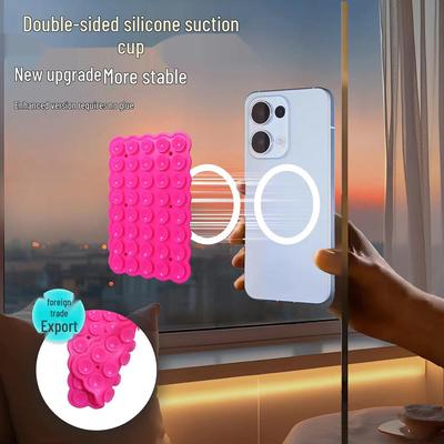 Universal Anti-Slip Phone Case with Dual-Sided Suction Cup and Stand Functionality
