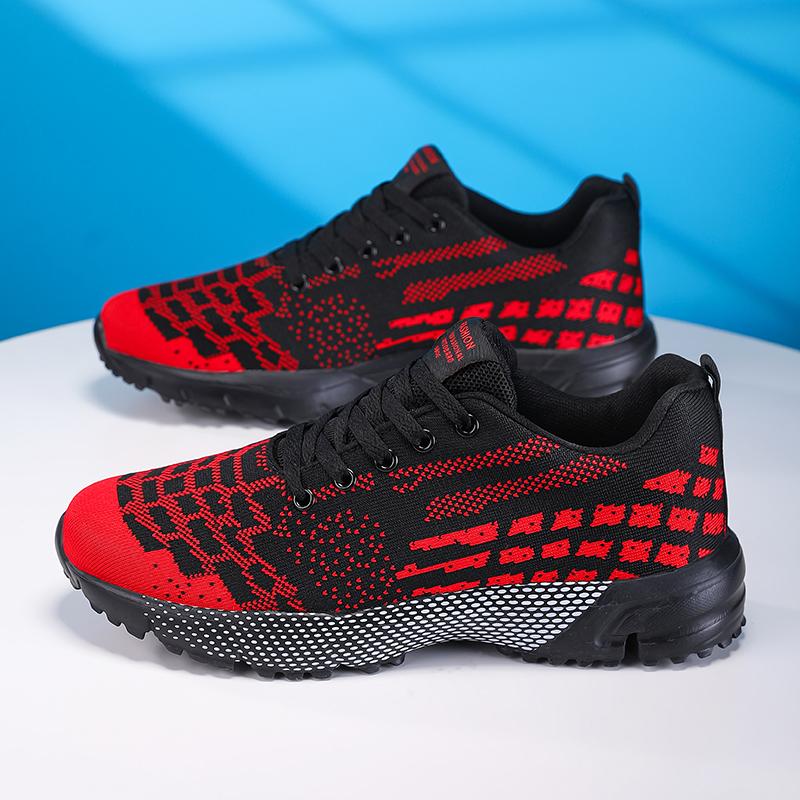 Fashion Running Shoes Men Sports Breathable Lightweight Comfortable Athletic Nonskid Sneakers All Seasons Soft Cushioned On Men Running