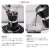 Espresso Maker, Direct-Stovetop Type (Check Stovetop Compatibility, Gas Stovetop Compatible), 3-Cup Capacity, 150ml Capacity, Moka Pot, Outdoor/Campin