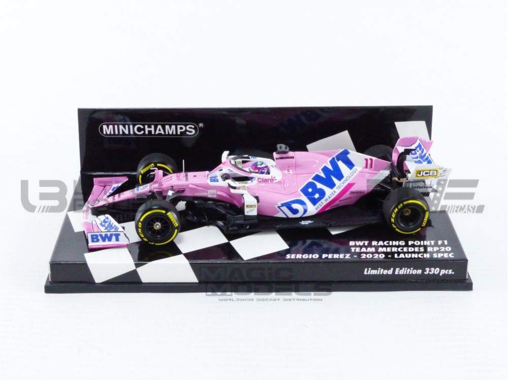 Minichamps BWT Racing Point F1 Team Mercedes RP20 2020 F1 Launch Spec Перес 1/43 S. [Смола]