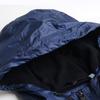 Calvin Klein Windbreaker Fashion Casual Hooded Zip Jacket Men Jackets Dark-Blue 1658724-NVY