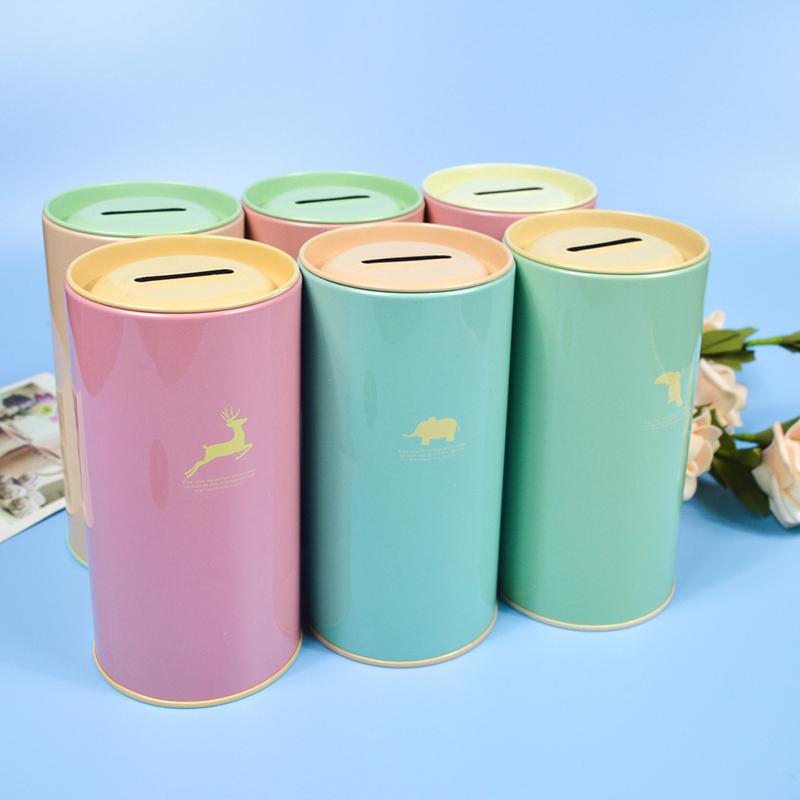 Zwierząt Cukierki Kolor Skarbonka Metalowa Skarbonka Śliczne Rozmaitości Puszki Puszki do przechowywania