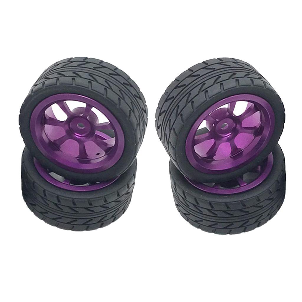 4pcs/set RC Car Tires Wheel Rims Set for WLTOYS 144001 RC Crawler Car DIY Modification Replacement