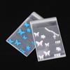 50Pcs Cute Transparent Self Adhesive Bag Hand Account Small Card Packaging Bag Jewelry Bracelet Small Item Gift Bag