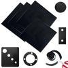 Neoprene Rubber Sheet Solids Rubber Pad Anti-Slip Waterproof Cushion For DIY Gaskets Crafts