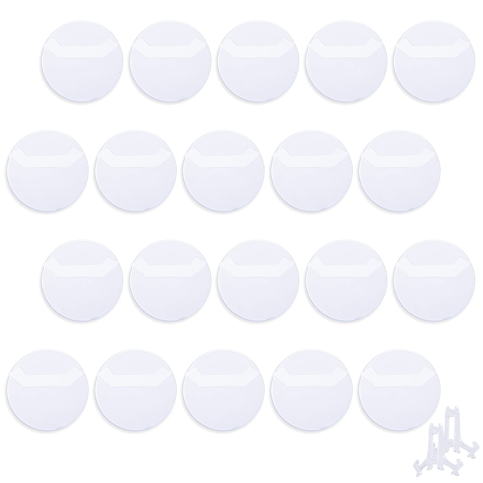 

Oaec Pin Badge 57mm 40 High for Pin Badge Ita Merchandise Includes 2 Display Stands 40 Pieces Covers, Compatible, Pieces, Transparent, Transparency,