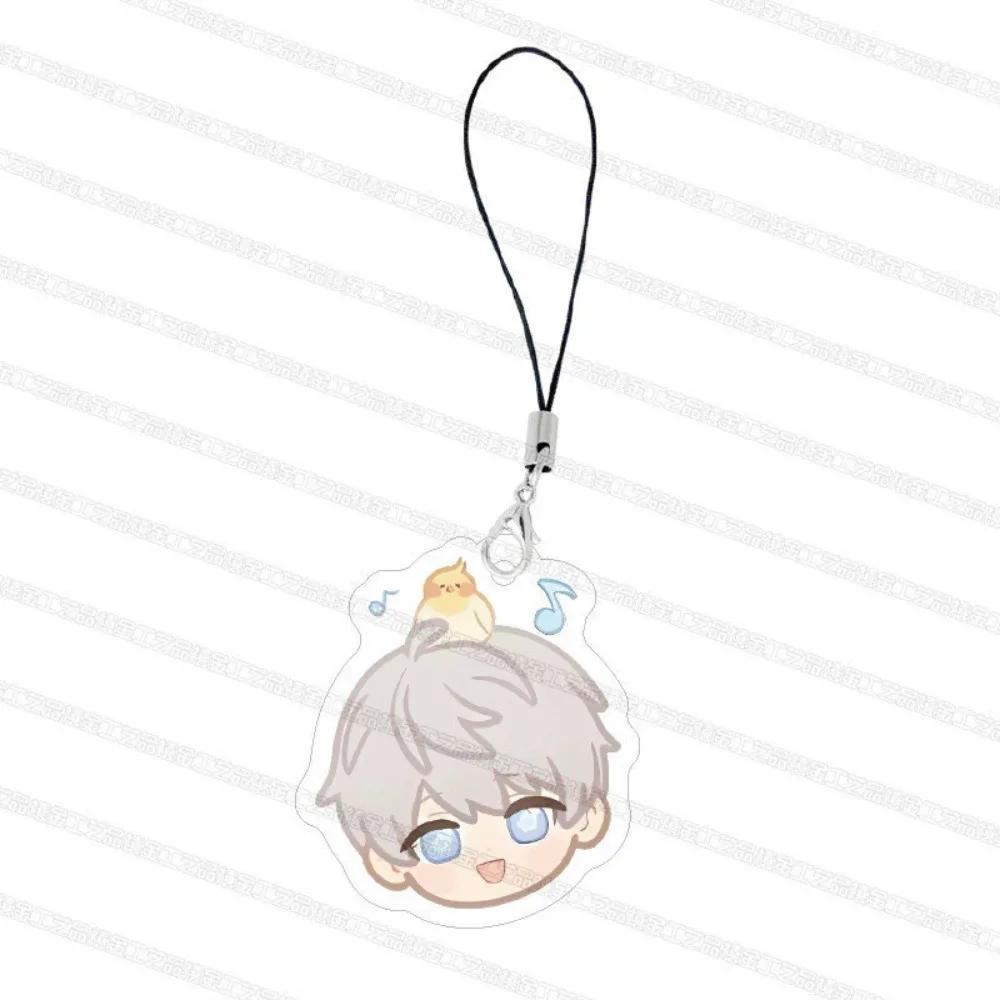 Big Avatar Love and Deepspace Anime Mobile Phone Lanyard KeyChain Sylus Zayne Men Women Print Figure Hanging Key Rope Pendant