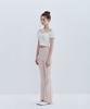 Moabel Contour Line Ribbon Pants - Pink