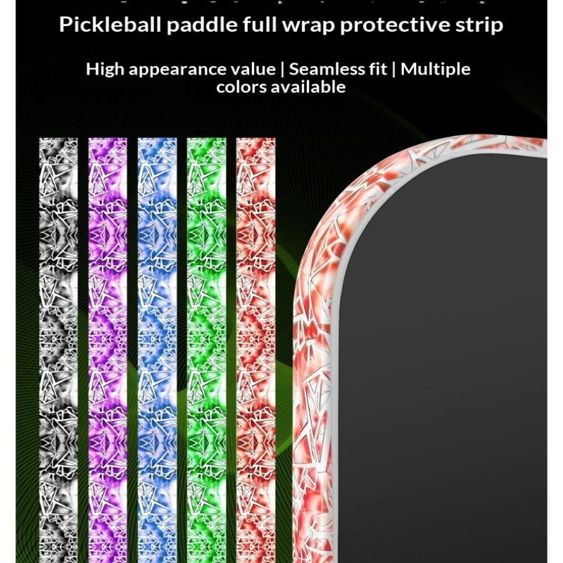 16Mm Pickleball Racket Edge Sticker Scratch-Proof Shock Absorption Paddle Head Edge Tape Anti-Fall Durable Frame Protective Tape