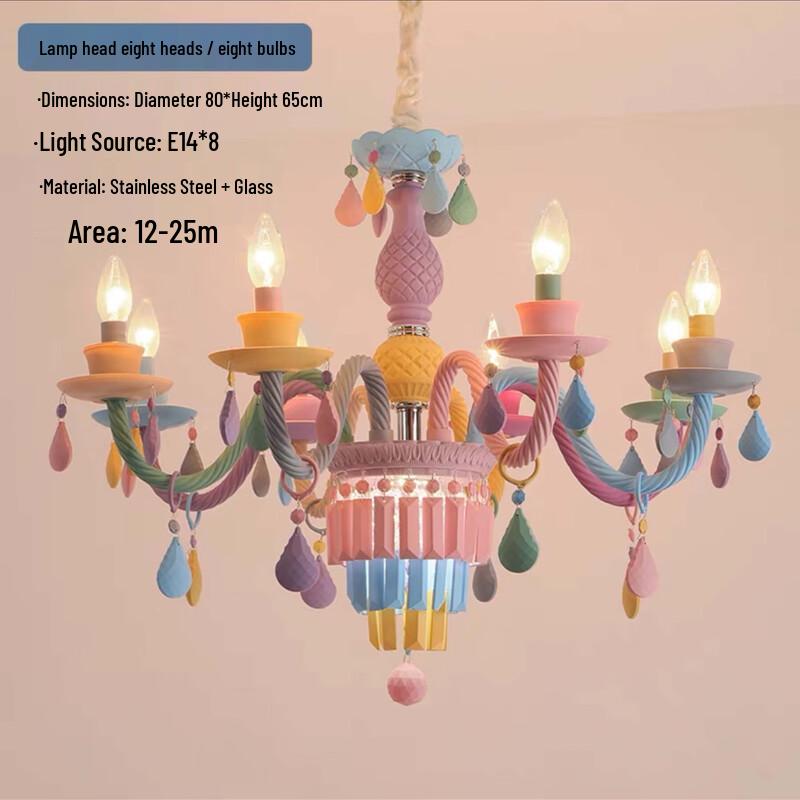 Creative American Style 6-Light Chandelier for Kids' Rooms