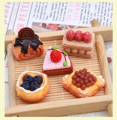 5PCS DIY Refrigerator Magnet Cake Food Magnets Nordic Personalized Home Decor Whiteboard Po Message Board Home