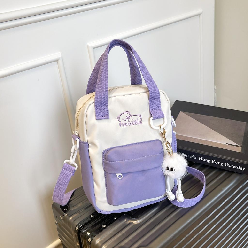 Female Japanese Niche Portable Messenger Bag Small Fresh and Cute Student Shoulder Bag Versatile Going Out To Play Mobile Phone Bag