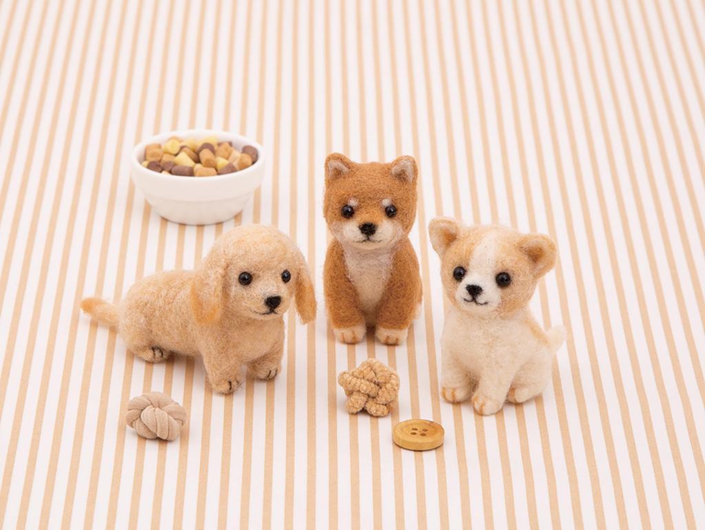 Felting Kit “Baby Animals Made with Needle Felting Baby Dog” H441-635