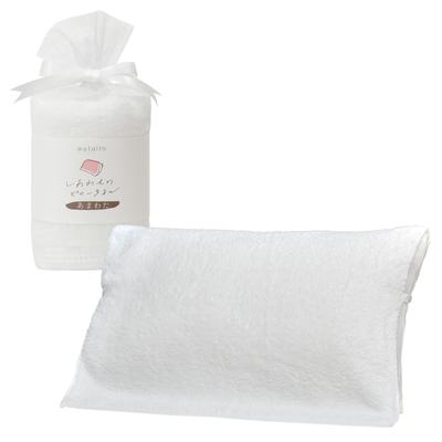 Nishikawa Imabari Pillow Towel Pillowcase 60 X 65cm Cotton Watairo Amawata Softness Want To Rub Your Cheek Against It Reward Towel Made In Japan White