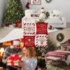 Christmas Pillow Covers 4 Pieces 18X18 Inch Square Seasonal Pillowcases Living Room Cushion Cover For Home Farmhouse Couch