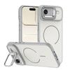 High Quality Liquid Silicone Magnetic Phone Case for iPhone 17 13 14 15 16 Pro Max Shockproof Cover Metal with Camera Frame