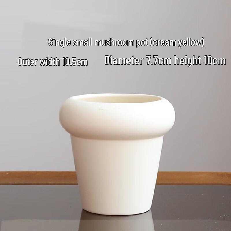 Nordic Ceramic Mushroom Plant Pot