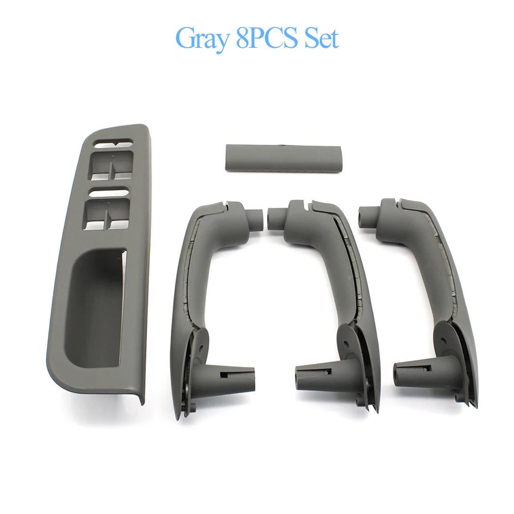 LHD Interior Front Rear Left Right Door Armrest Panel Pull Handle Grab Cover For Volkswagen VW Bora Golf 4 MK4 Jetta 1999-2004