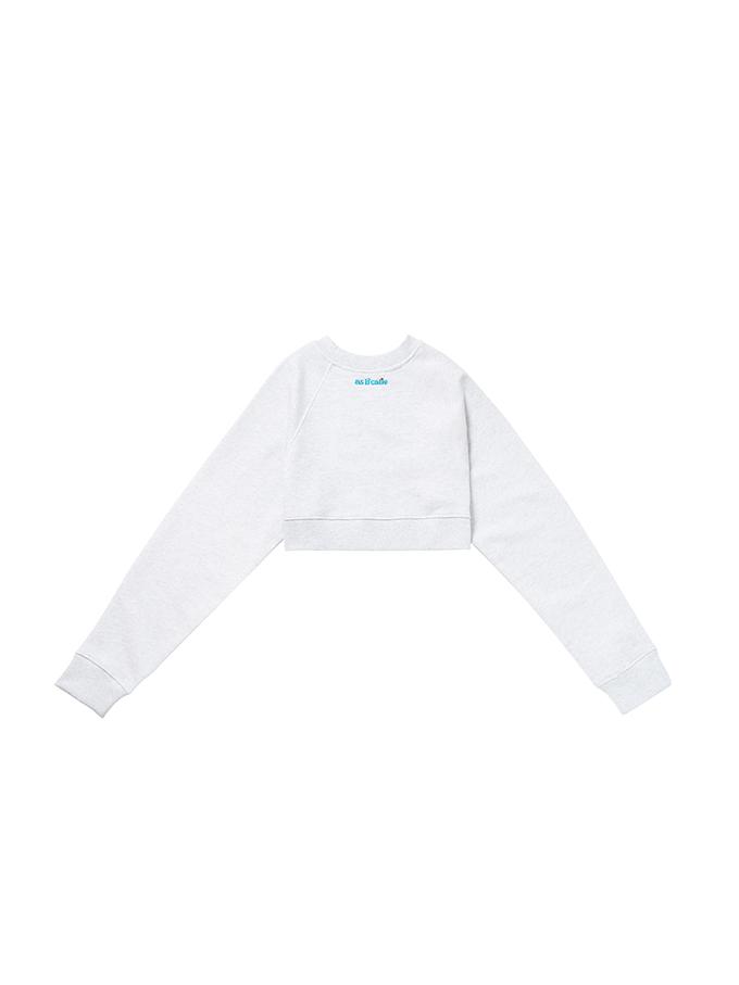 Asif Calie Sweat Bolero White Melange