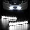 8 LED Daytime Running Light Cars DRL The Fog Driving Daylight Head Drl Lamps For Automatic Navigation Lights Singnal Lamp